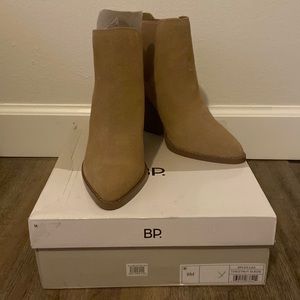 BP tan ankle booties-Brand new!